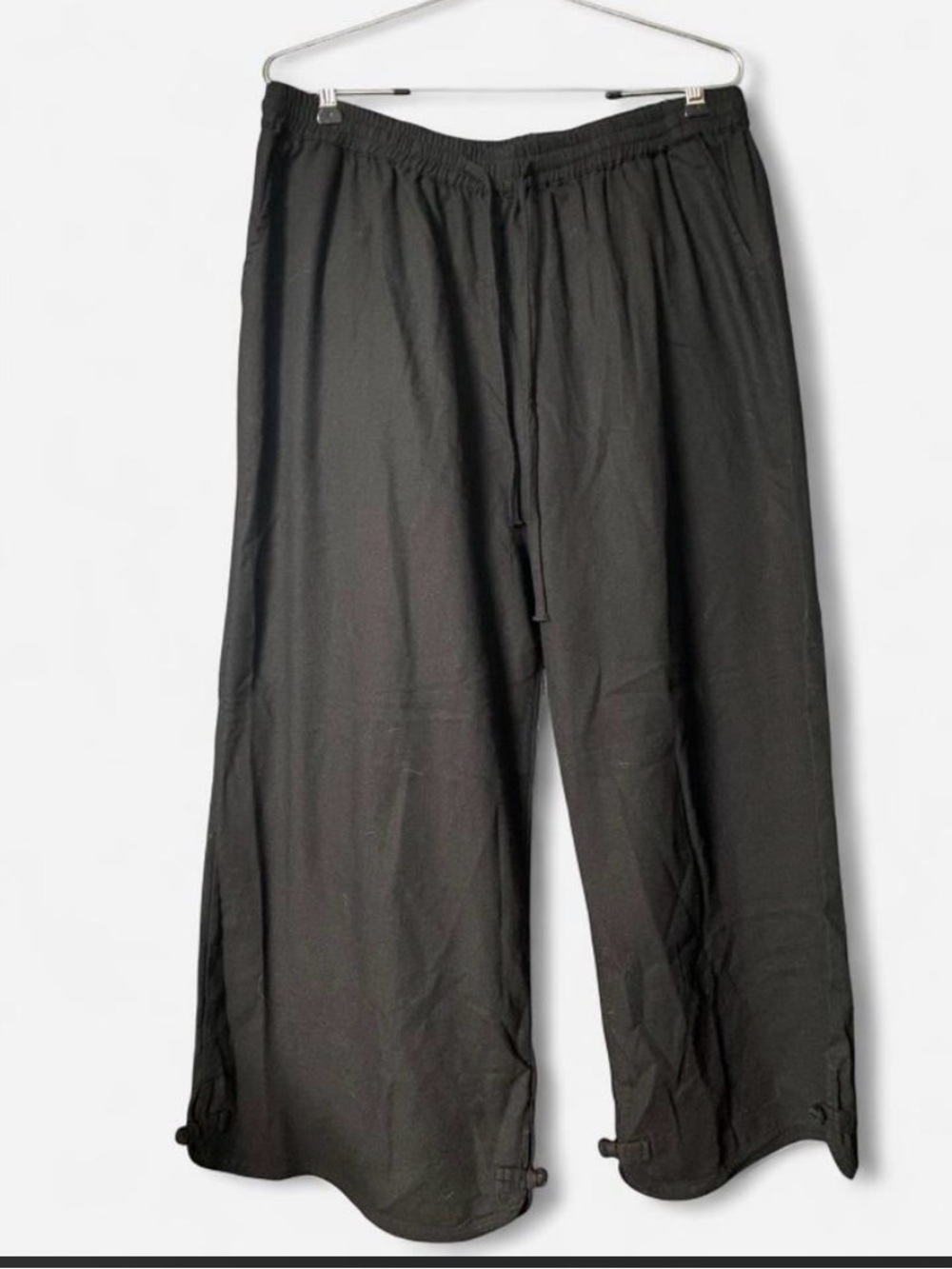 Minibee black wide leg pants
